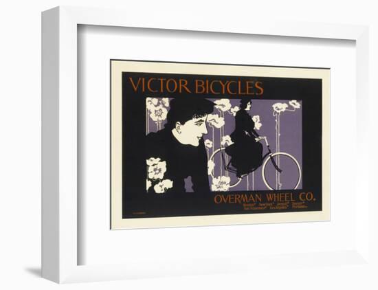 Victor Bicycles Overman Wheel Co.-Will Bradley-Framed Premium Giclee Print