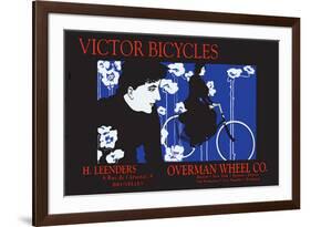 Victor Bicycles: Overman Wheel Company-William H. Bradley-Framed Art Print