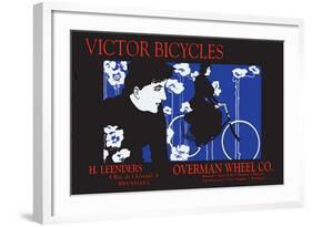 Victor Bicycles: Overman Wheel Company-William H. Bradley-Framed Art Print