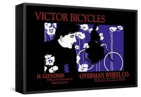 Victor Bicycles: Overman Wheel Company-William H. Bradley-Framed Stretched Canvas