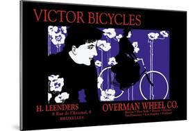 Victor Bicycles: Overman Wheel Company-William H. Bradley-Mounted Art Print