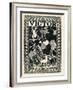 Victor Bicycles (vertical, monochrome)-William Henry Bradley-Framed Art Print