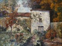 The Terrace, Autumn-Victor Charreton-Framed Stretched Canvas