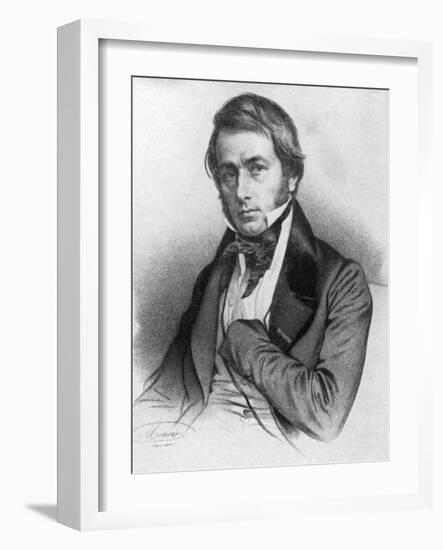 Victor Cousin, French Philosopher, 19th Century-Maurin-Framed Giclee Print