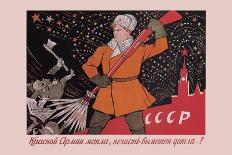 The Red Army's Broom Will Sweep Away-Victor Deni-Art Print