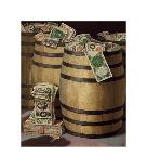 Barrels of Money, C.1897 (Oil on Canvas)-Victor Dubreuil-Giclee Print