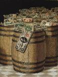 Barrels of Money, C.1897 (Oil on Canvas)-Victor Dubreuil-Giclee Print