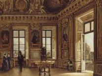 The Interior of the Louvre, the Galerie d'Apollon-Victor Duval-Framed Stretched Canvas