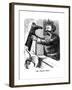 Victor Emmanuel II (1st King of Ital) Shaking Leopold II (Duke of Tuscan) Out of Italy, 1861-null-Framed Giclee Print