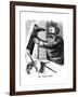 Victor Emmanuel II (1st King of Ital) Shaking Leopold II (Duke of Tuscan) Out of Italy, 1861-null-Framed Giclee Print