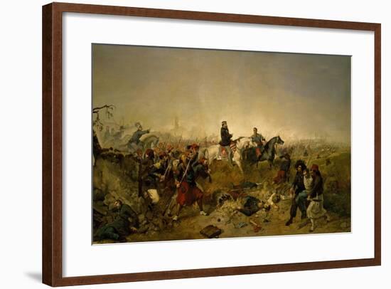 Victor Emmanuel II in San Martin, June 24, 1859-null-Framed Giclee Print