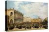 Victor Emmanuel II Shows Himself to the People of Vicenza from the Balcony of Palazzo Chiericati-Orsola Faccioli Licata-Stretched Canvas