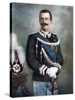 Victor Emmanuel III, King of Italy, Late 19th-Early 20th Century-Giacomo Brogi-Stretched Canvas