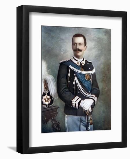 Victor Emmanuel III, King of Italy, Late 19th-Early 20th Century-Giacomo Brogi-Framed Giclee Print