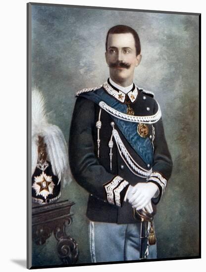 Victor Emmanuel III, King of Italy, Late 19th-Early 20th Century-Giacomo Brogi-Mounted Giclee Print