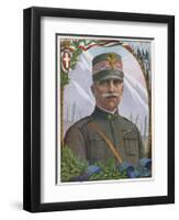 Victor Emmanuel III, the Soldier King-Tancredi Scarpelli-Framed Giclee Print