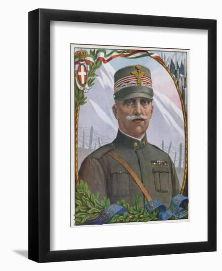 Victor Emmanuel III, the Soldier King-Tancredi Scarpelli-Framed Giclee Print