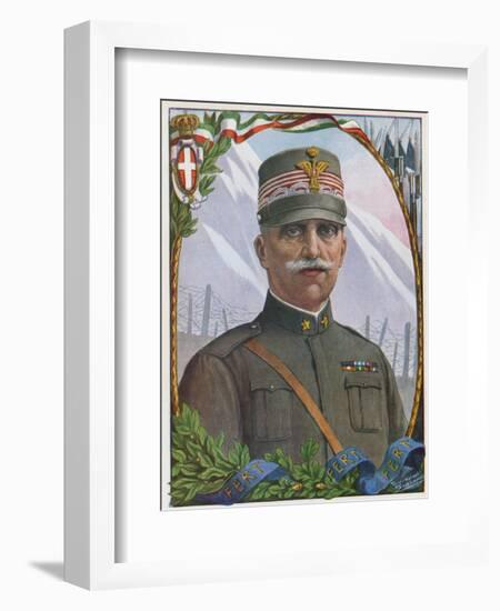 Victor Emmanuel III, the Soldier King-Tancredi Scarpelli-Framed Giclee Print