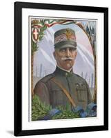 Victor Emmanuel III, the Soldier King-Tancredi Scarpelli-Framed Giclee Print