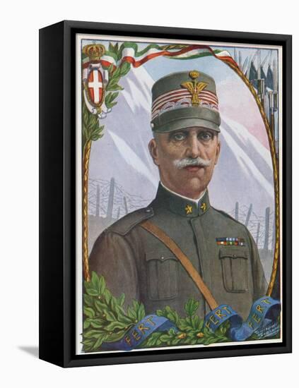 Victor Emmanuel III, the Soldier King-Tancredi Scarpelli-Framed Stretched Canvas