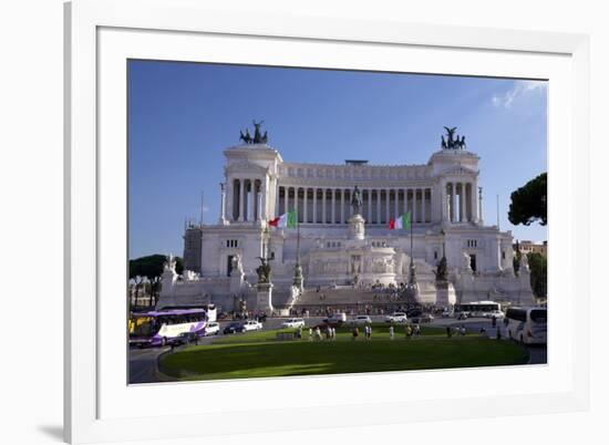 Victor Emmanuel Monument, Rome, Lazio, Italy, Europe-Peter-Framed Photographic Print