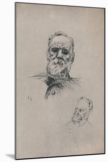 'Victor Hugo', c.1884, (1946)-Auguste Rodin-Mounted Giclee Print