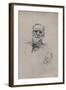 'Victor Hugo', c.1884, (1946)-Auguste Rodin-Framed Giclee Print