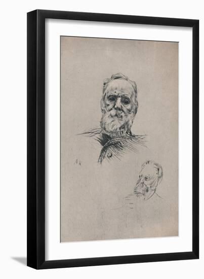 'Victor Hugo', c.1884, (1946)-Auguste Rodin-Framed Premium Giclee Print