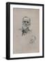 'Victor Hugo', c.1884, (1946)-Auguste Rodin-Framed Premium Giclee Print