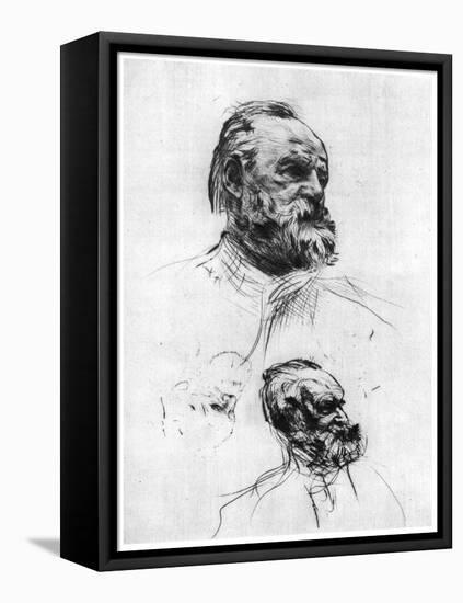 Victor Hugo, C1860-1910-Auguste Rodin-Framed Stretched Canvas