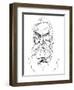 Victor Hugo - caricature of French writer-Neale Osborne-Framed Giclee Print