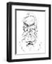 Victor Hugo - caricature of French writer-Neale Osborne-Framed Giclee Print