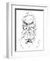 Victor Hugo - caricature of French writer-Neale Osborne-Framed Giclee Print