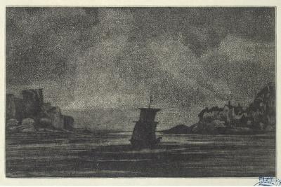 Engraving after the Drawings: Les Travailleurs De La Mer