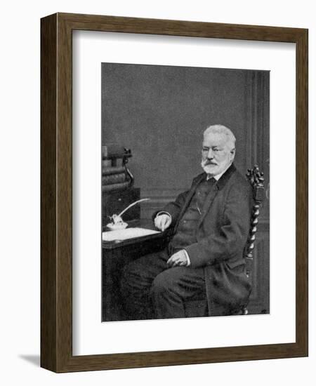 Victor Hugo, French Author, 1872-null-Framed Giclee Print