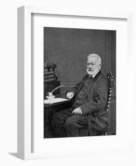 Victor Hugo, French Author, 1872-null-Framed Giclee Print