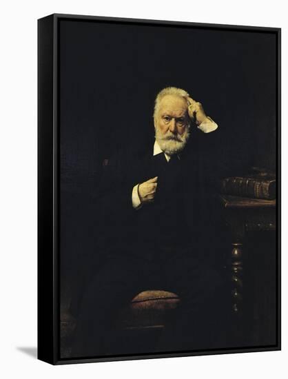 Victor Hugo, French Author-Science Source-Framed Stretched Canvas