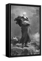 Victor Hugo, French Author-Science Source-Framed Stretched Canvas