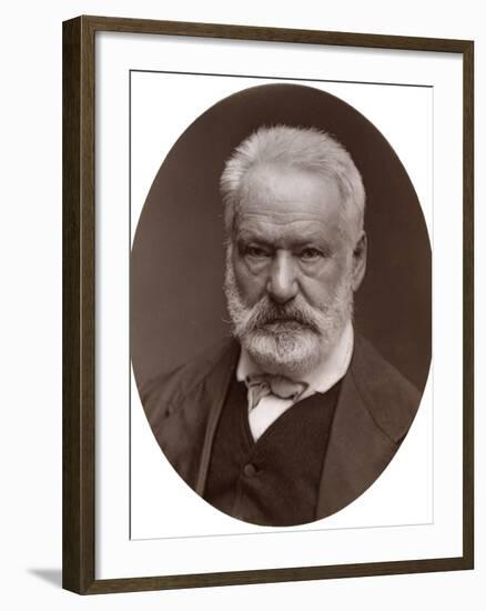 Victor Hugo, French Poet, Dramatist and Novelist, 1877-Lock & Whitfield-Framed Photographic Print