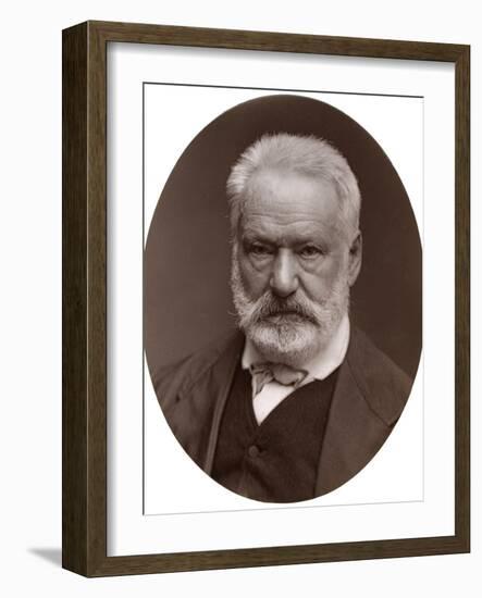 Victor Hugo, French Poet, Dramatist and Novelist, 1877-Lock & Whitfield-Framed Photographic Print