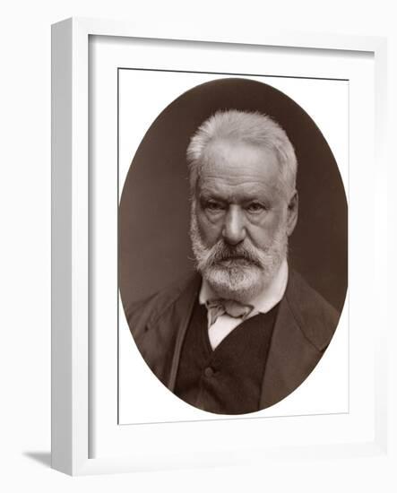 Victor Hugo, French Poet, Dramatist and Novelist, 1877-Lock & Whitfield-Framed Photographic Print