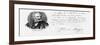 Victor Hugo's Dedication to England of His Book on Shakespeare, C.1864-Victor Hugo-Framed Giclee Print