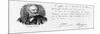 Victor Hugo's Dedication to England of His Book on Shakespeare, C.1864-Victor Hugo-Mounted Giclee Print