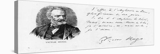 Victor Hugo's Dedication to England of His Book on Shakespeare, C.1864-Victor Hugo-Stretched Canvas