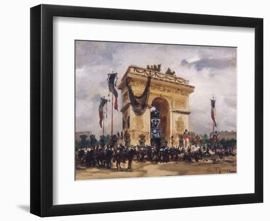 Victor Hugo's Funeral-Gabriel Thurner-Framed Giclee Print