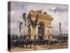 Victor Hugo's Funeral-Gabriel Thurner-Stretched Canvas