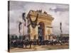 Victor Hugo's Funeral-Gabriel Thurner-Stretched Canvas