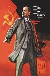 Lenin Lived, Lenin is Alive, Lenin Will Live-Victor Ivanov-Framed Stretched Canvas