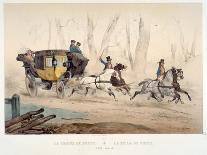 Break de chasse, depart des chasseurs-Victor-Jean Adam-Mounted Giclee Print