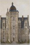 Chateau of Saint-Ouen, Mayenne, Illustration-Victor Jean-baptiste Petit-Framed Stretched Canvas